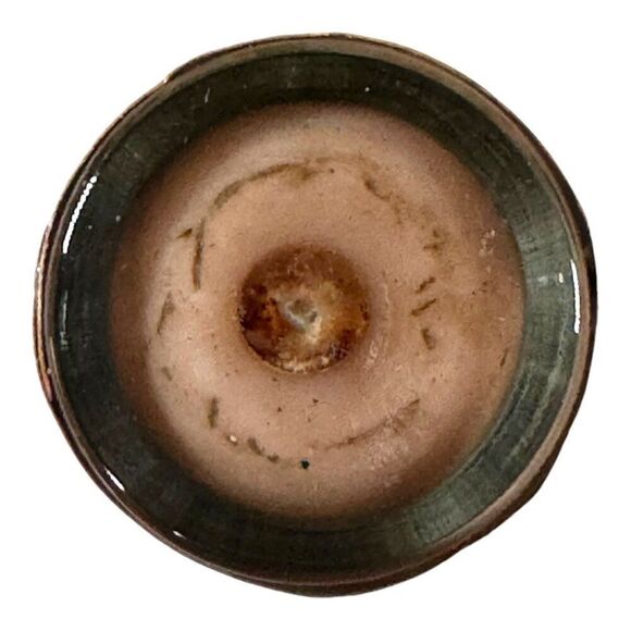 Vintage Handcrafted Kokopelli Copper Candle Holder 4" Tall Rust Patina Rustic - Picture 3 of 6